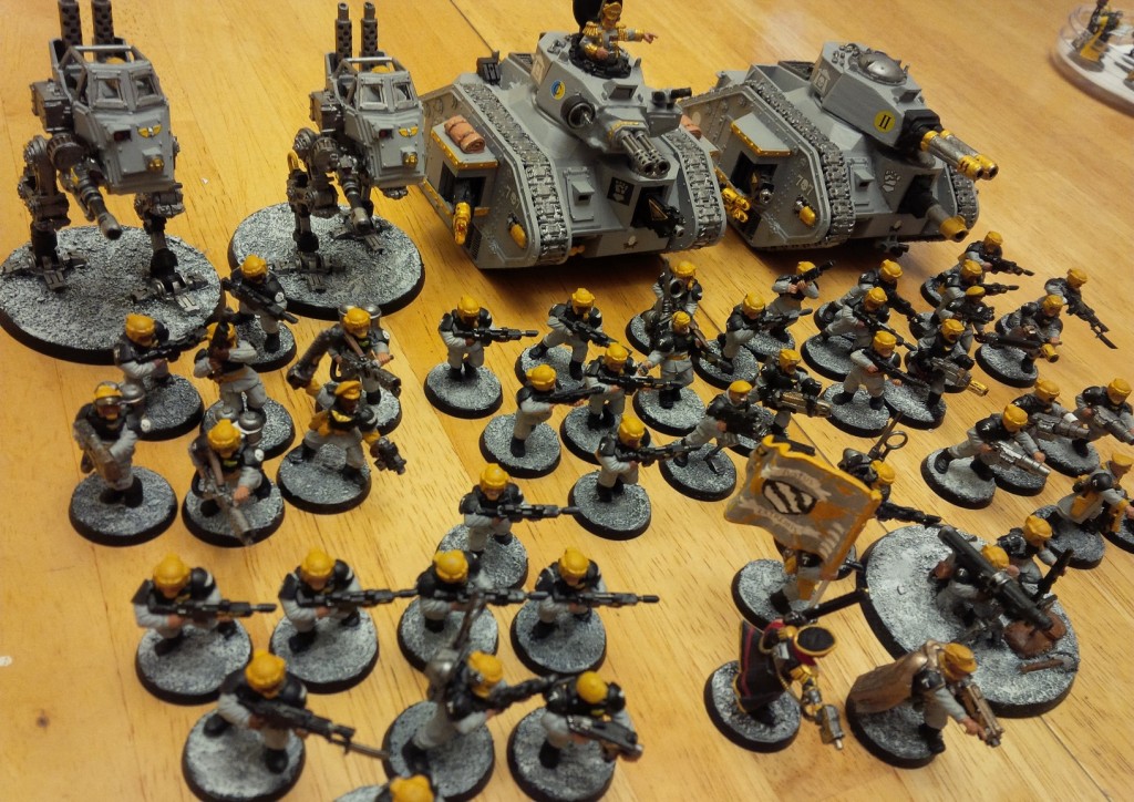 Section of my Astra Militarum Army