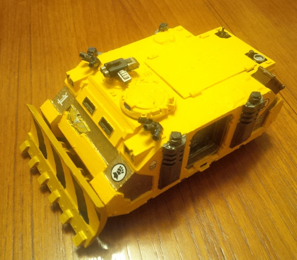 Imperial Fists Space Marine Rhino