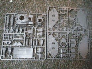 eBay picture of Leman Russ kit that will become mt Tank Commander in a Punisher