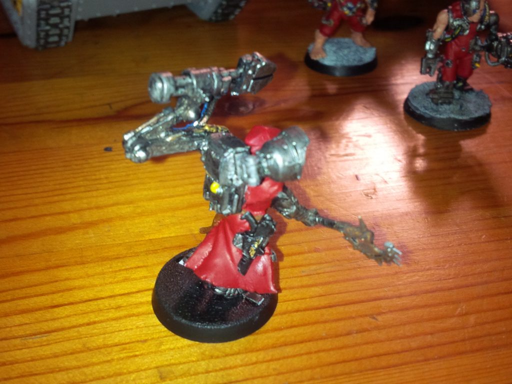 Chaos Cultists converted to Techpriest Engiseer (side)