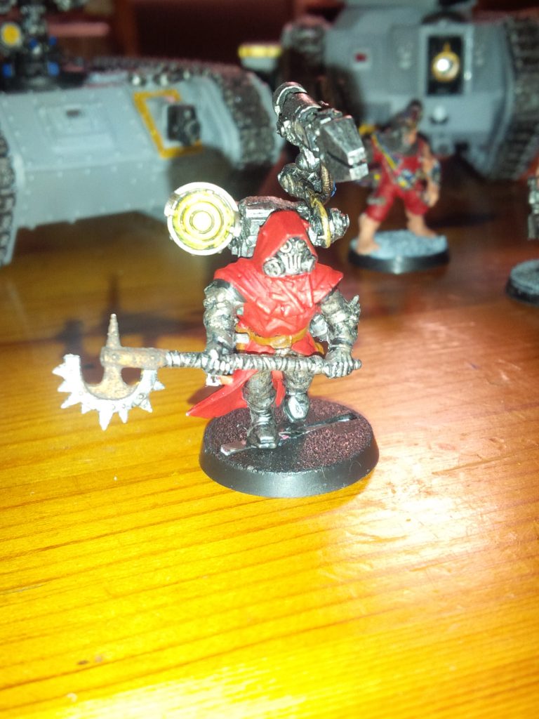 Chaos Cultists converted to Techpriest Engiseer