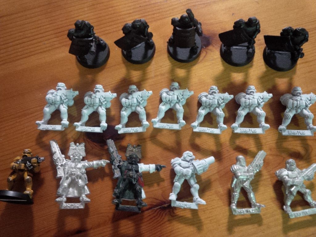18 Adeptus Arbites models to be completed